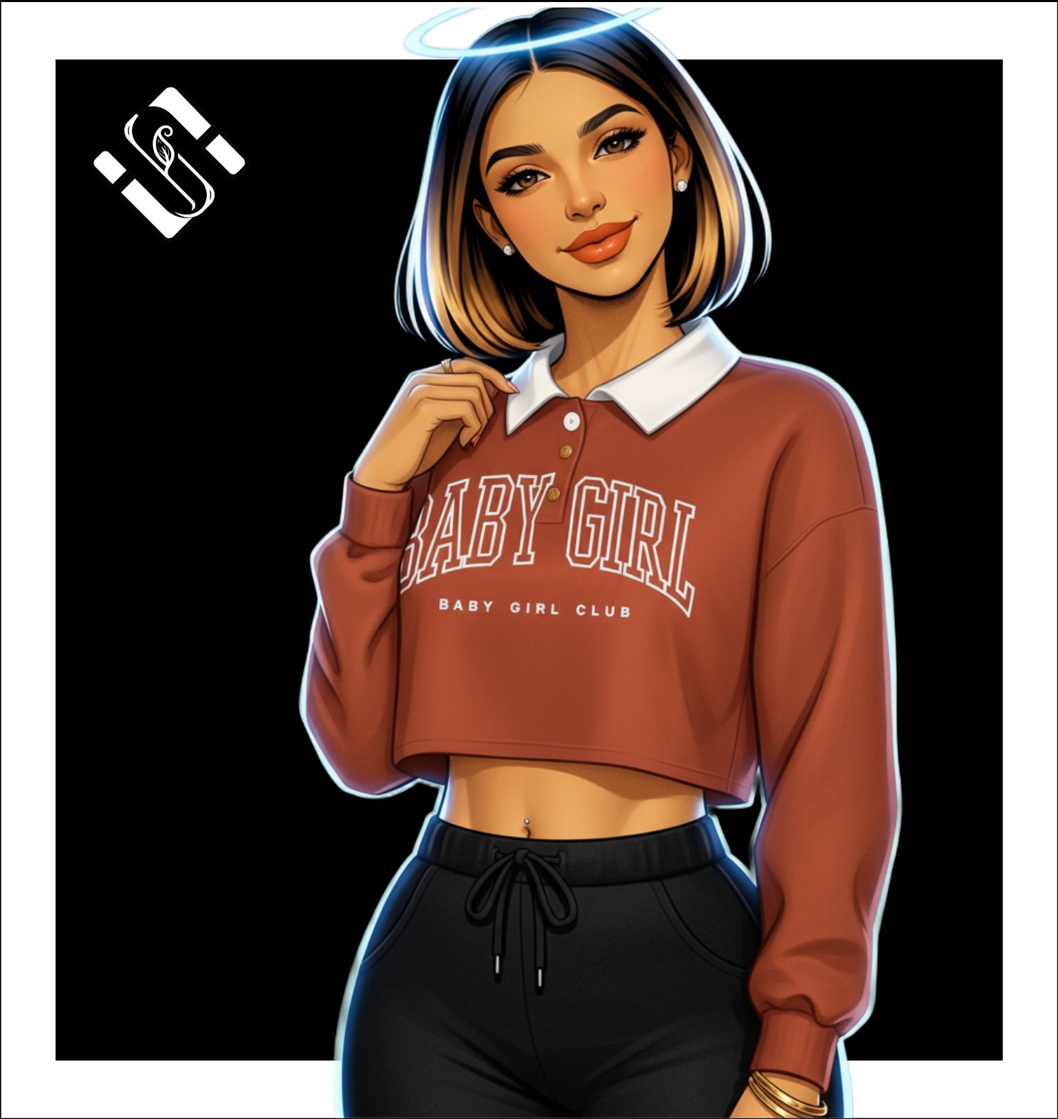 Babygirl Long Sleeve - Crop Tops