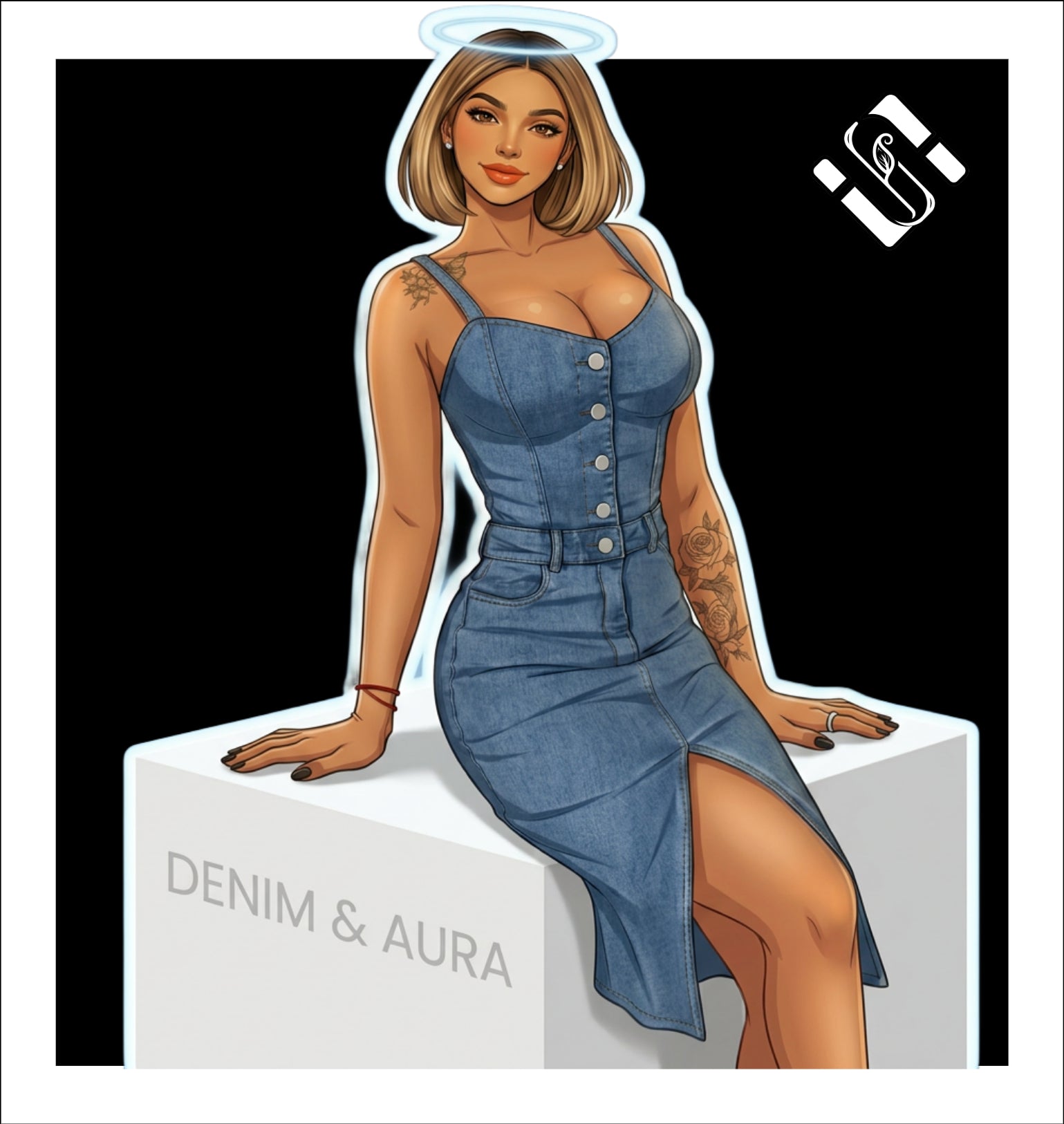 Blue Dress Baby - Demin Blue Dress