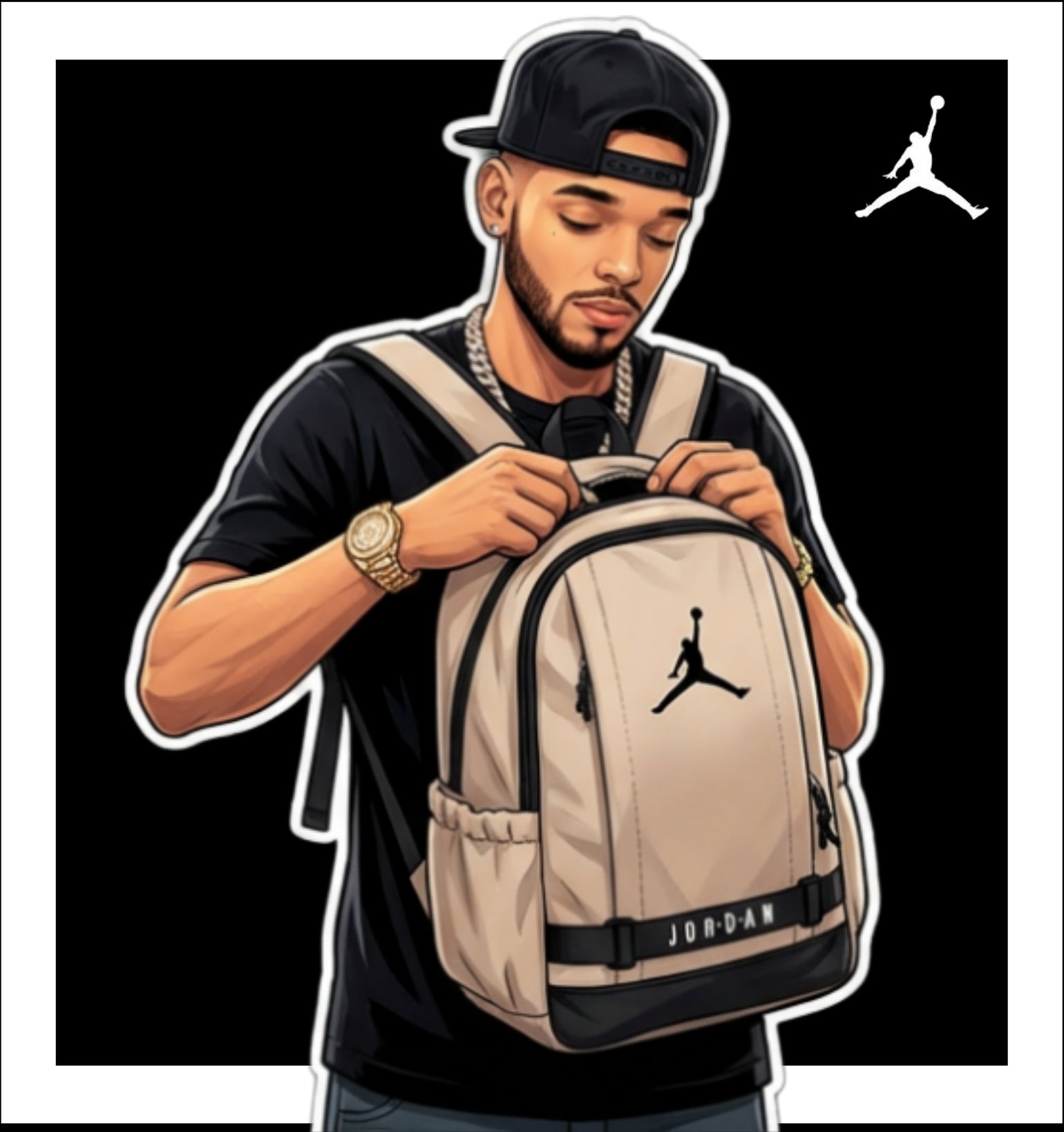 Jordan Backpack - 8 zip cpmpartments