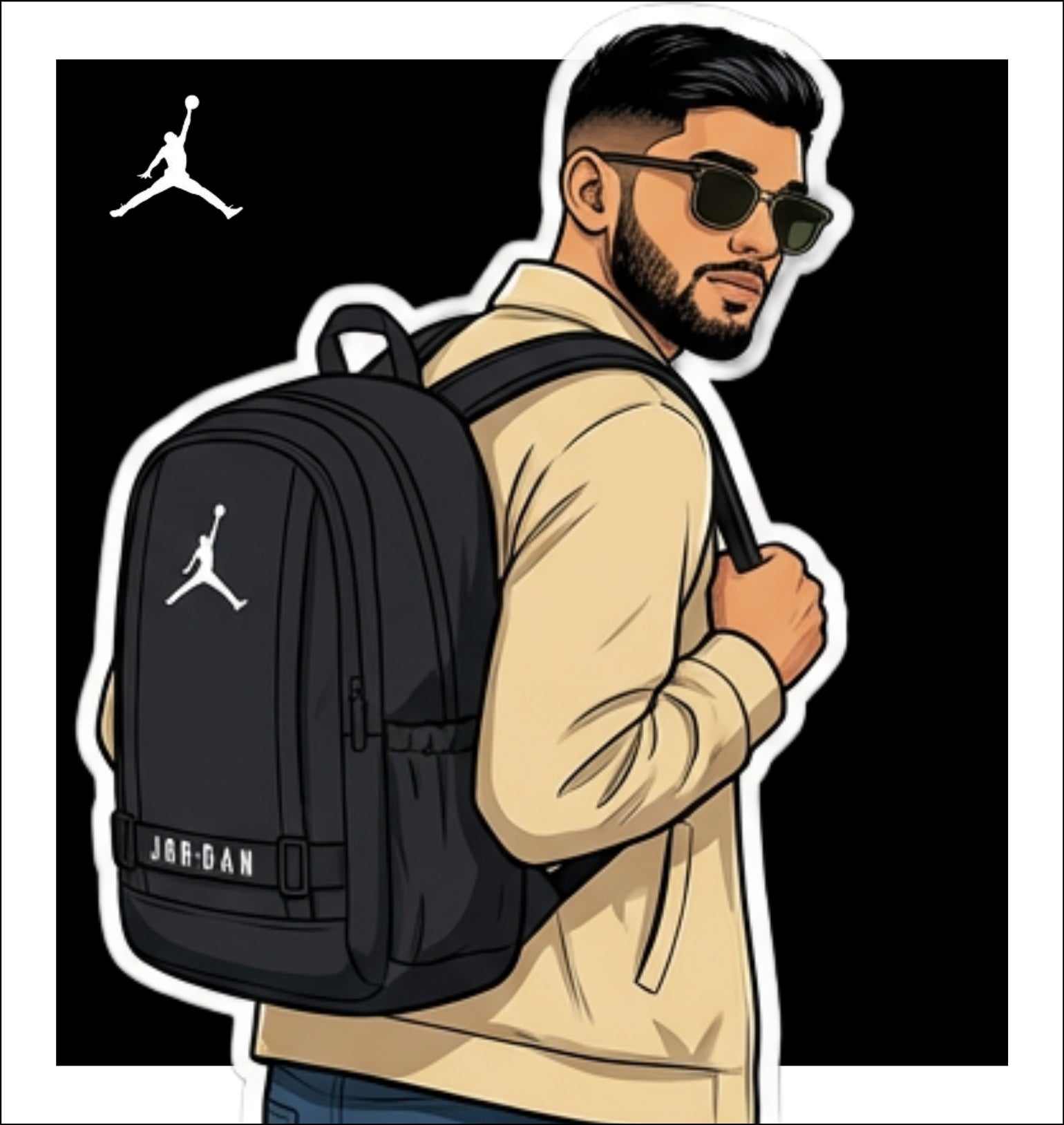 Jordan Backpack - 8 zip cpmpartments