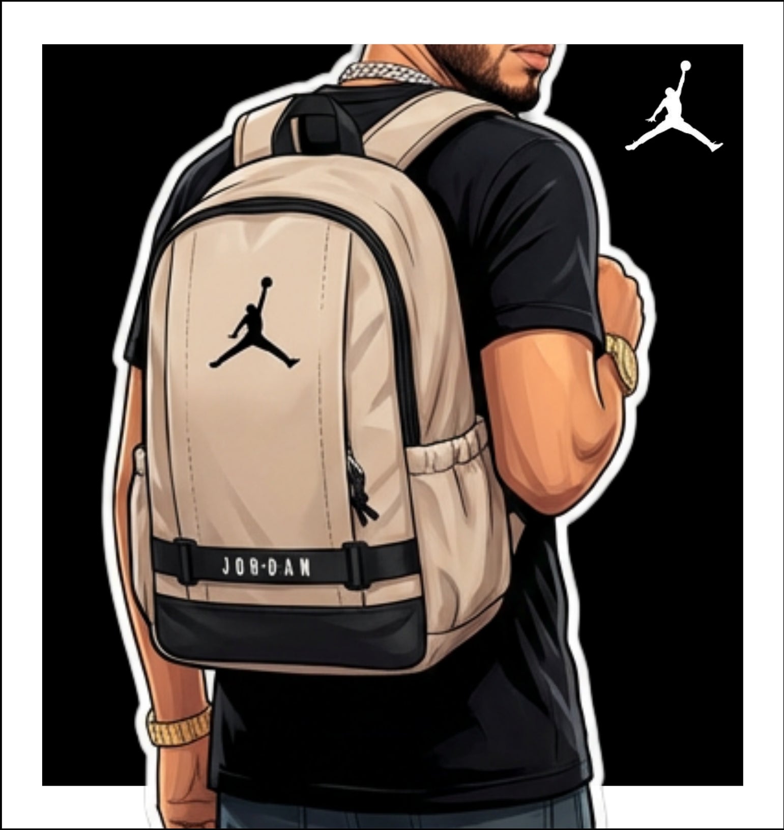Jordan Backpack - 8 zip cpmpartments