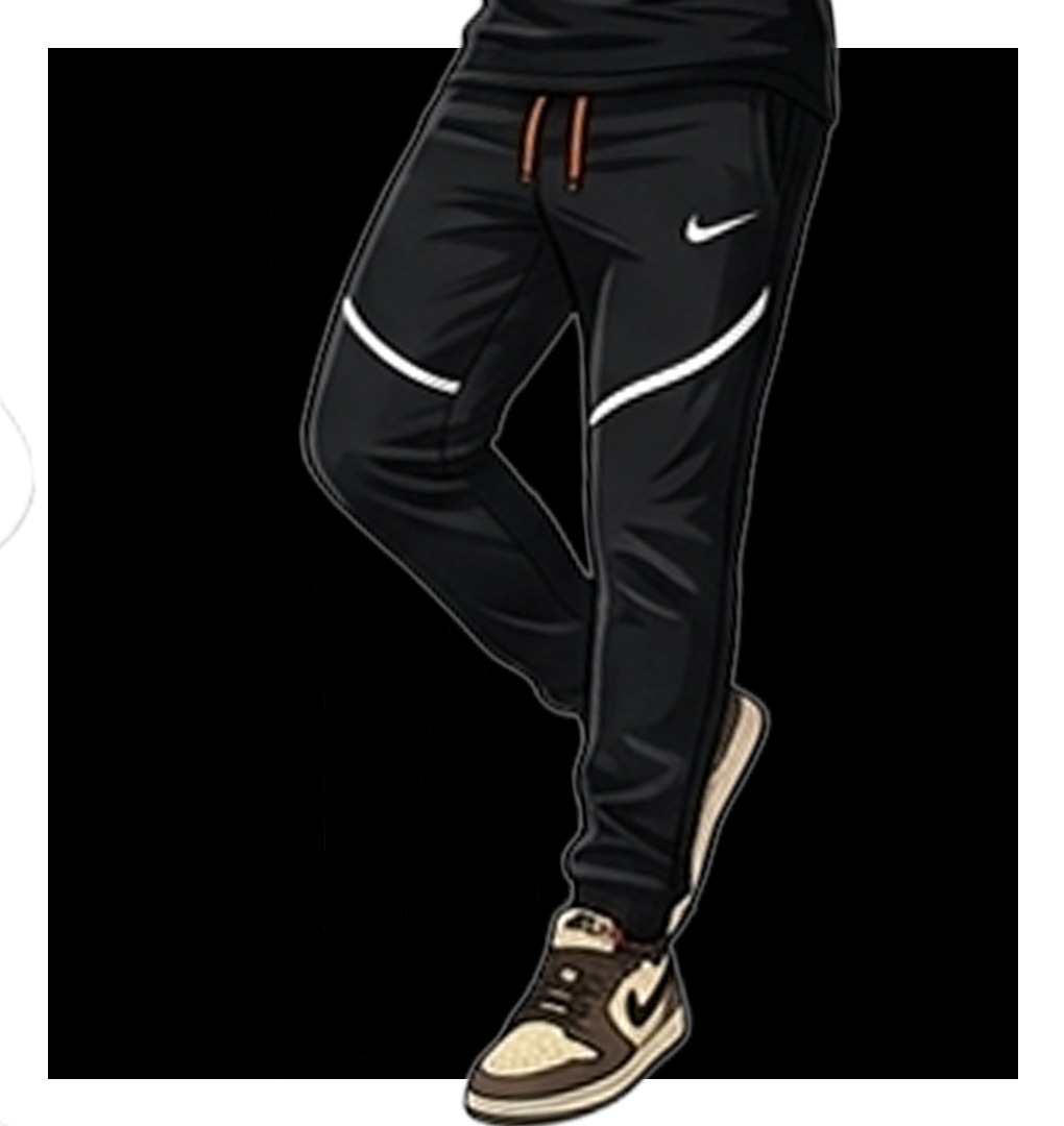 Nike Tracksuit Pants - Swoosh and Strip