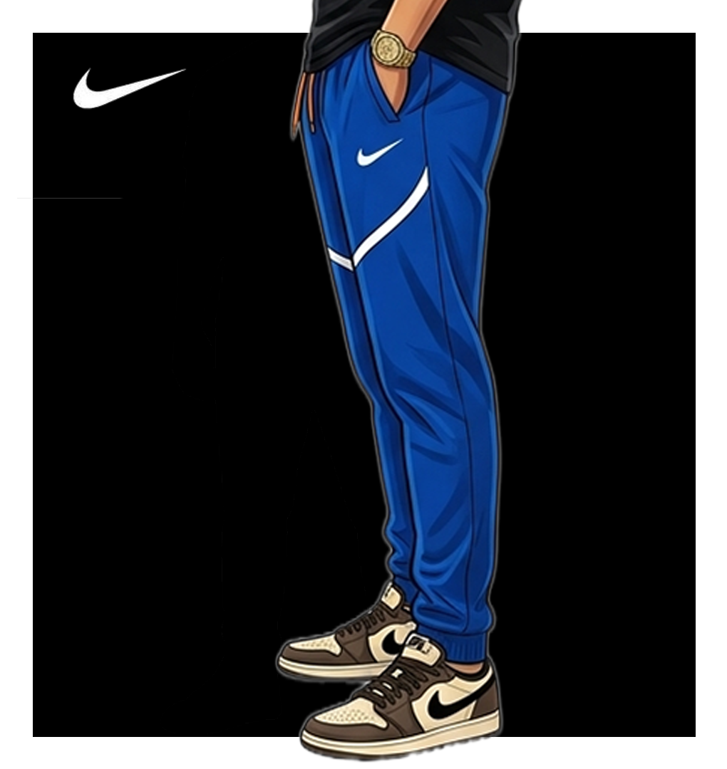 Nike Tracksuit Pants - Swoosh and Strip