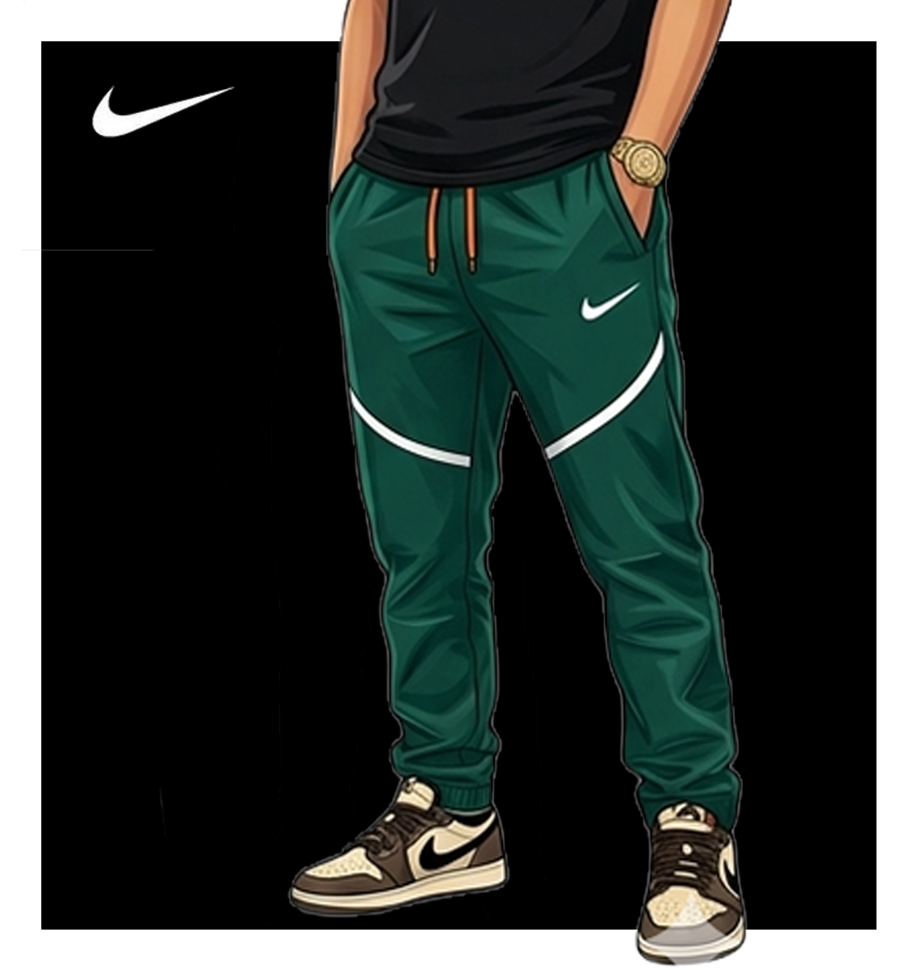 Nike Tracksuit Pants - Swoosh and Strip