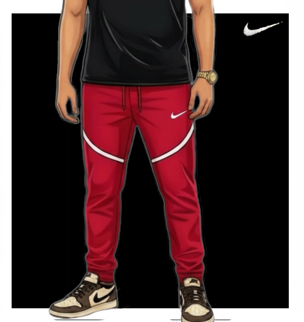 Nike Tracksuit Pants - Swoosh and Strip