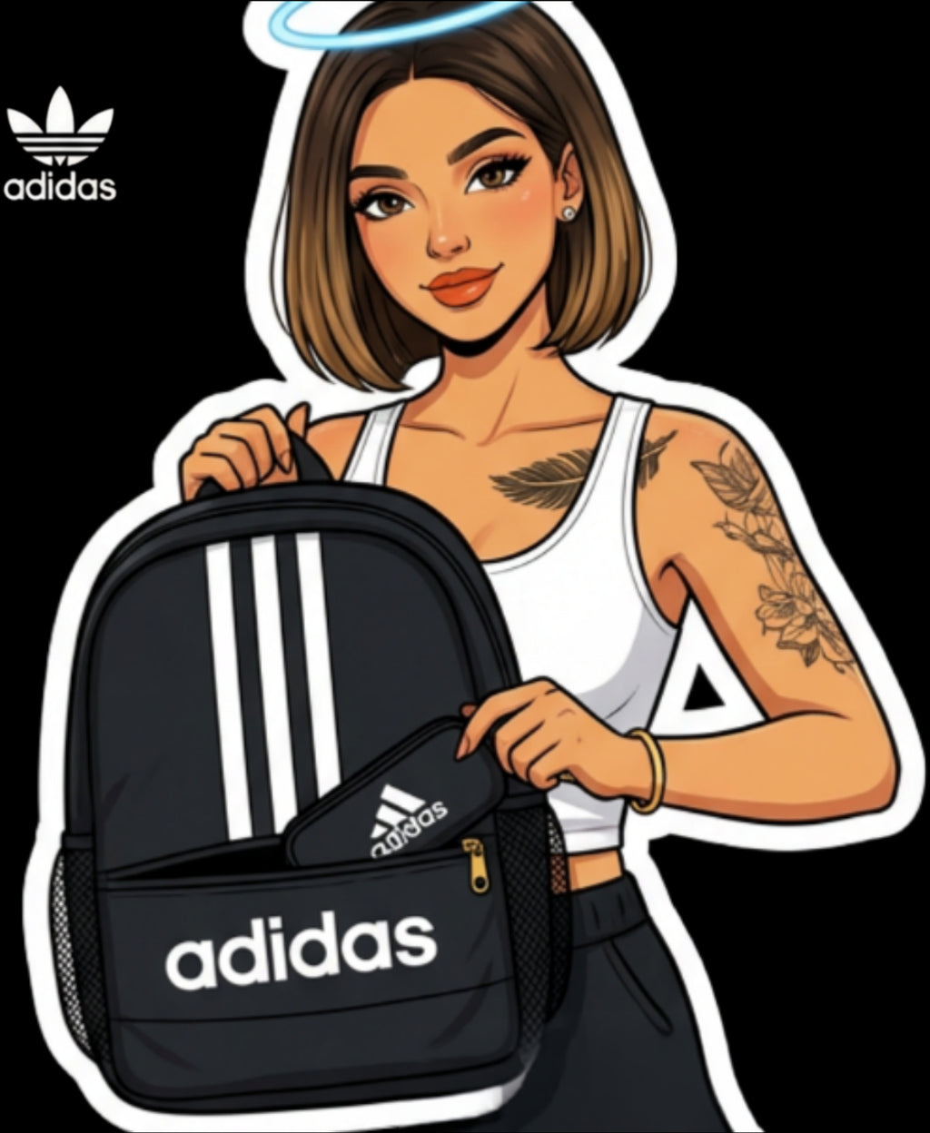 Adidas Backpack - with Pencil Case